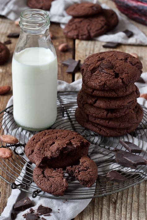 schoko cookies double chocolate cookies rezept sweets lifestyle