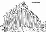 Griechenland Akropol Malvorlagen Kolorowanka Malvorlage Ausmalbild Akropolis Schule Fahnen Maluchy Drukuj sketch template