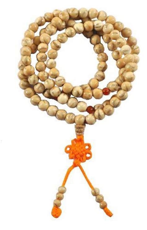 Tibetan Gold Tone Line Bodhi Seed Elastic Cord 108 Prayer Beads Malas