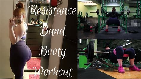 Resistance Band Booty Workout Home Workout Youtube
