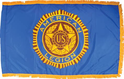 Indoor Legion Emblem Flag American Legion Flag And Emblem