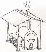 Oven Barrel Firespeaking sketch template