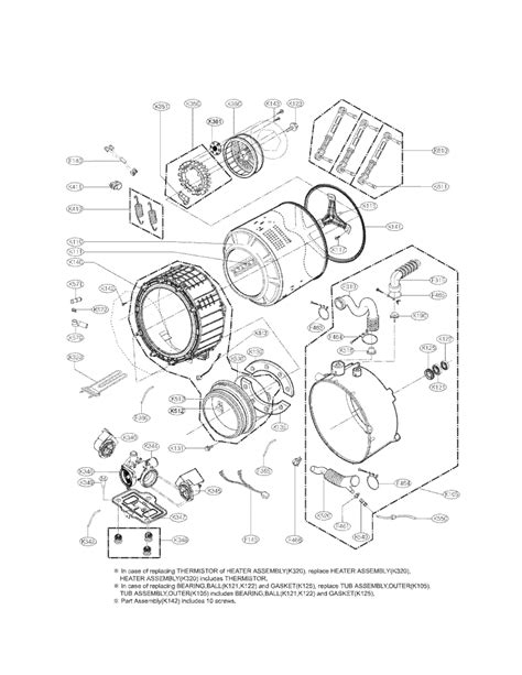 kenmore front load washer parts diagram diagram resource