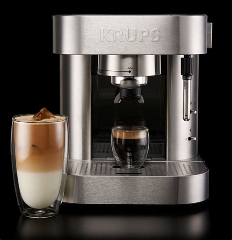 pump espresso machine  krups petagadget