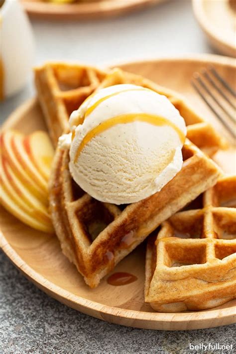 Apple Pie Waffles Recipe Belly Full
