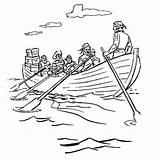 Canot Pirates Piratas Chaloupe Canoe Coloriages Nounouduveron sketch template