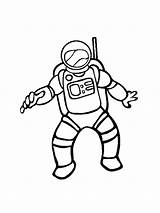 Astronaut sketch template