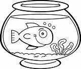 Fish Bowl Coloring Clipart Clip Pages Cut Drawing Cartoon Seuss Paste Color Dr Fishbowl Printable Kids Getcolorings Sheet sketch template