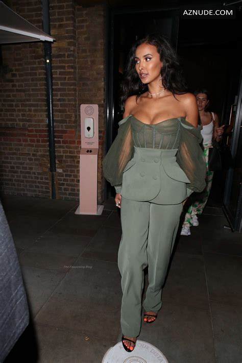 Maya Jama Sexy Seen Exiting From Sports Launch In London
