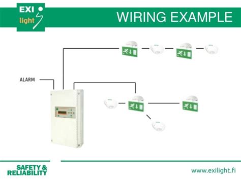wiring diagram  exit signs
