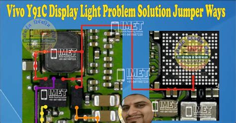 vivo yc display light problem solution jumper ways mobile repairing institute imet  meerut
