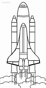 Rocket Coloring Pages Ship Book Print sketch template