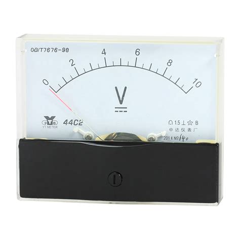 analog panel voltmeter volt meter dc   messbereich   amazon