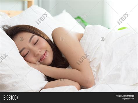 Asian Women Sleeping Image And Photo Free Trial Bigstock
