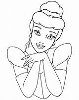Coloring Cinderela Disneyclips Colorironline Rusty sketch template