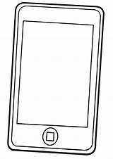 Iphone Coloring Pages Print Iphone2 sketch template