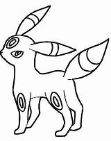 Umbreon Pokemon Coloring Pages Espeon Color Printable Colouring Kids Vaporeon Yugioh Eevee Print Super Board Genesect Adults Pokémon Sheets Downloadable sketch template
