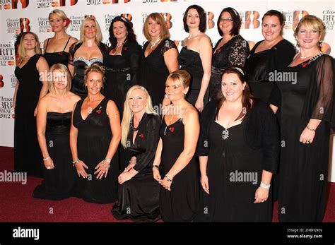 The Military Wives At The 2012 Classic Brit Awards At The Royal Albert