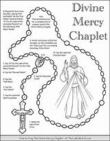 Mercy Chaplet Thecatholickid Faustina Prayers Novena Cnt Lorig sketch template