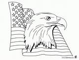 Flagge Patriotic Amerikanische Vlag Drapeau Aigle Symbole Kleurplaat Americain Dag Coloriages Unis Etats Colorier Flaggen Clases Soldat Amerikaanse ähnliche Kategorien sketch template
