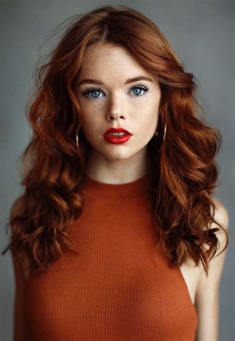 bonjour la rousse portrait beautiful women pictures red hair