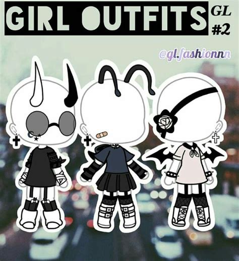 gacha life outfits ideas girls em  roupas de personagens desenhando roupas de anime