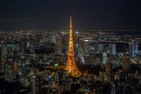 tokio bei nacht foto bild architektur asia japan bilder auf fotocommunity