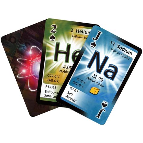 periodic table playing cards buy  favorite science lover  deck