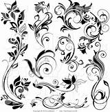 Clipart Flourish Clip Floral Filigree Designs Background Vector Illustrations Clipground Flowers Nouveau Scroll Ornaments Vintage Royalty Biz Stock sketch template