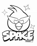 Angry Birds Coloring Pages Space Print Printable Bird Topcoloringpages sketch template