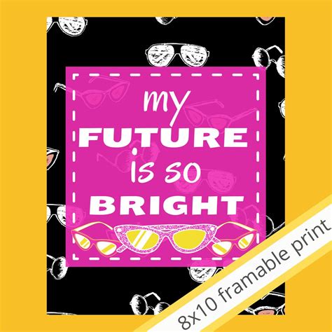 future   bright  digital print motivational etsy