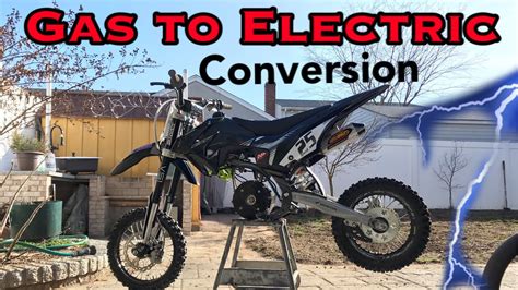 electric pit bike conversion build youtube