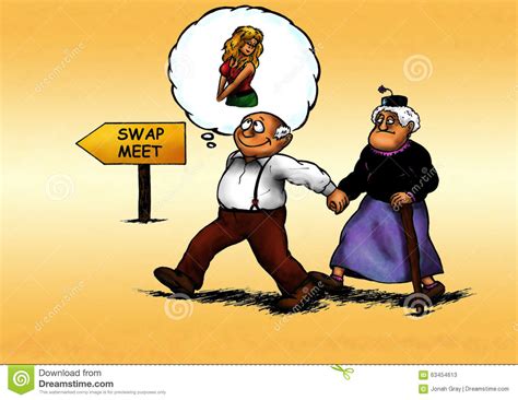 swap meet 2008 stock illustration image 63454613