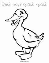 Coloring Duck Quack Says Favorites Login Add sketch template