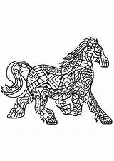 Pferd Mozaiek Cheval Colorare Paarden Cavallo Disegno Coloriage Ausmalbilder Antistress Pferden Mosaik Adulte Mandala Ausmalen Ausdrucken sketch template