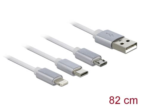 navilock products  delock usb type     retractable charging cable  lightning