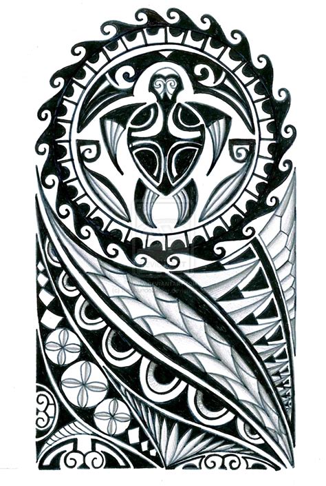 samoan tribal drawings clipart  images   finder