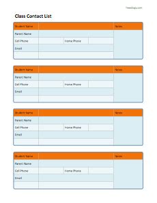 class contact list teacher forms contact list teaching technology