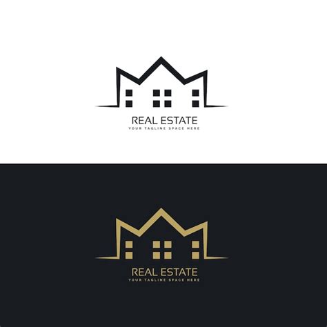 modern logo design  real estate sector  vector