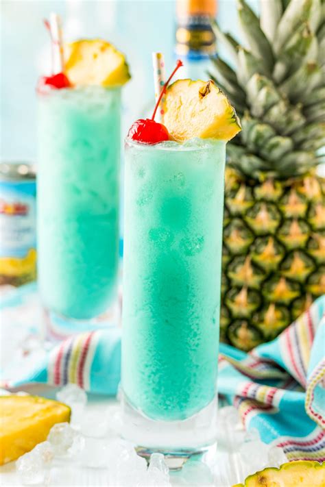 blue hawaiian cocktail recipe sugar  soul