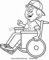 Wheelchair Pages Coloring Color Choose Board sketch template