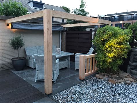 pergola met cm douglas balken bulder klusbedrijf