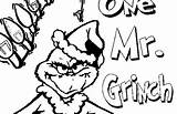 Coloring Grinch Pages Christmas Printable Getcolorings Colorings sketch template