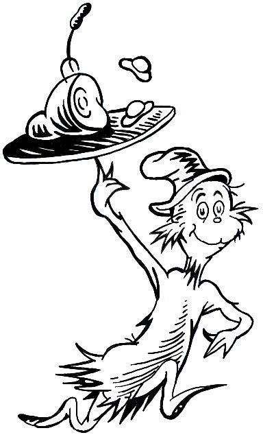 slashcasual green eggs  ham coloring pages