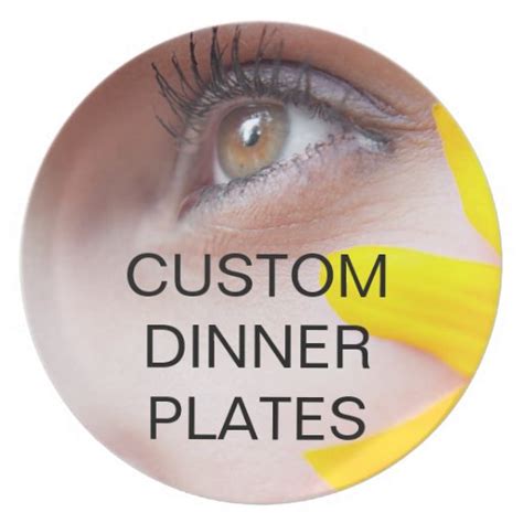 custom dinner plates zazzle