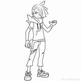 Gladion Coloring Xcolorings sketch template