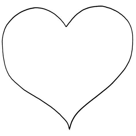heart colouring pages clipart