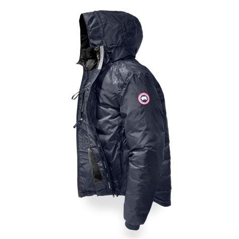 canada goose lodge hoody mens jacket in blue black white