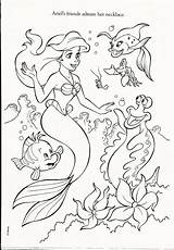 Coloring Ariel Mermaid Pages Book Disney Little Color Adults Choose Board Leann Taylor sketch template