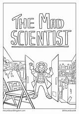 Scientists Mad Scientist sketch template